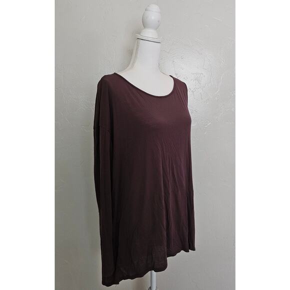 14th & Union Maroon Long Sleeve Top - Picture 4 of 7